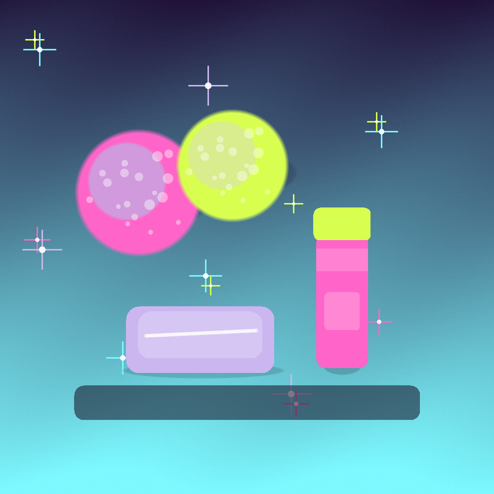 Bloomify starter kit with bath bomb, soap, and lip balm
